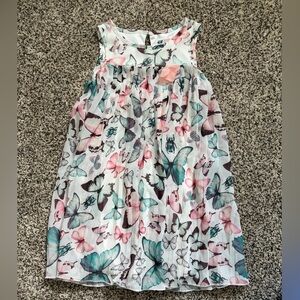 H&M Multicolor Butterfly Print Dress
